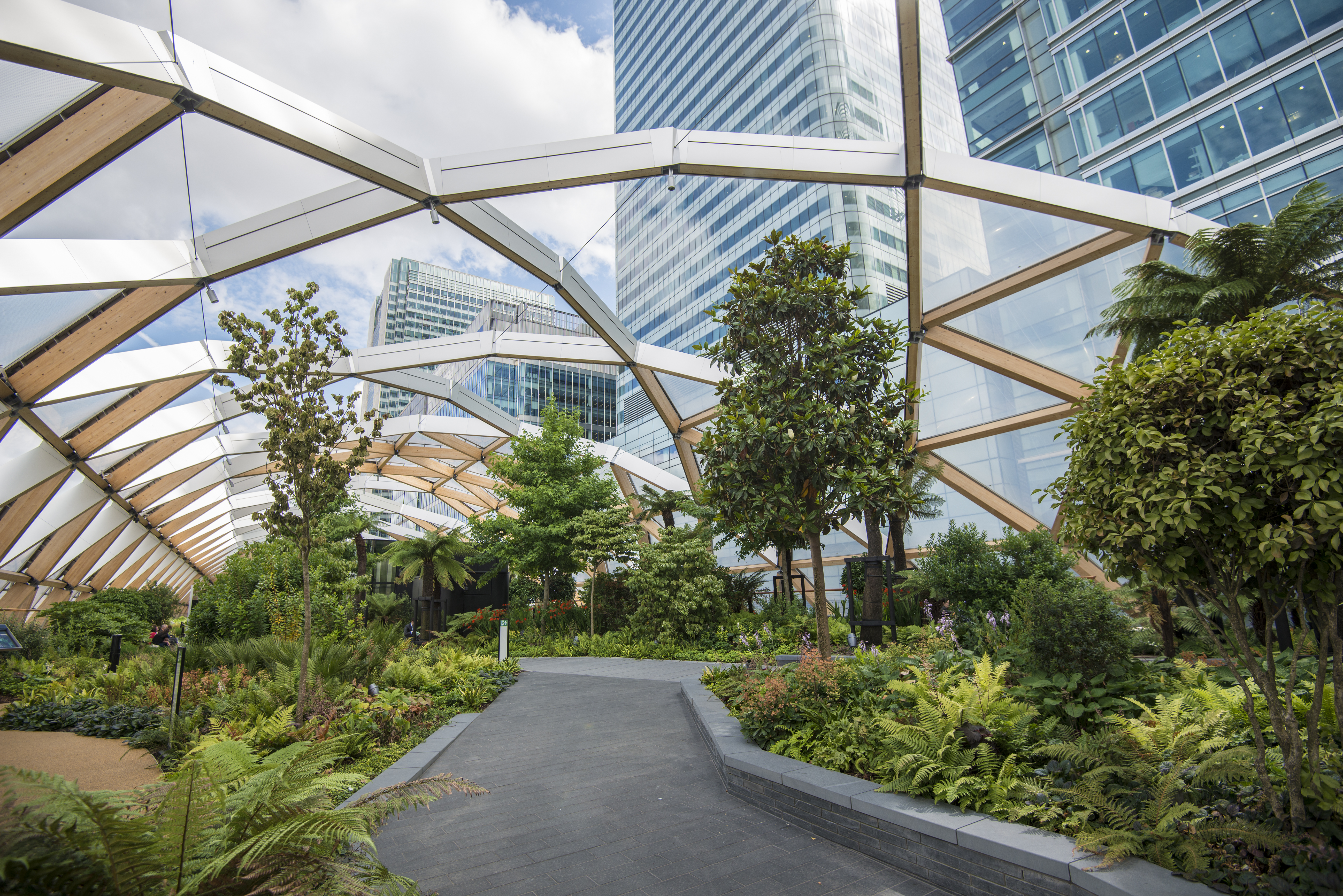 Crossrail Sky Garden, Canary Wharf.