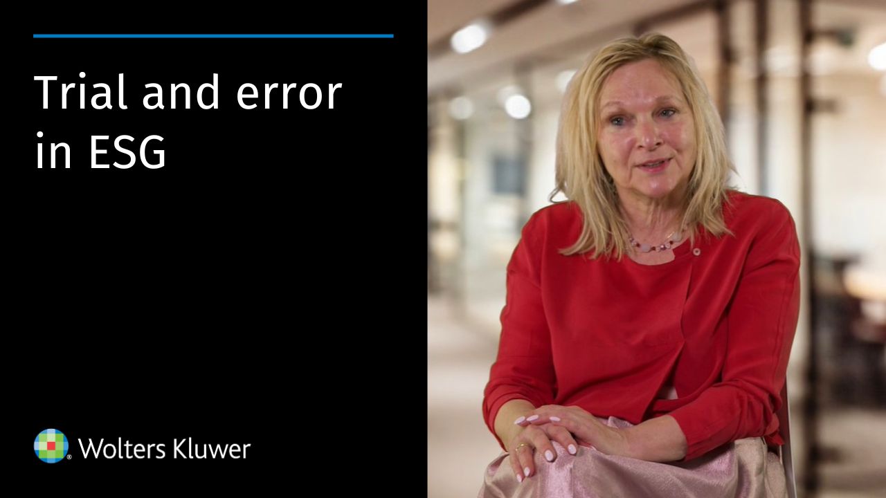 <p>Video over trial and error in ESG met expert Hildegard Deweerdt</p>