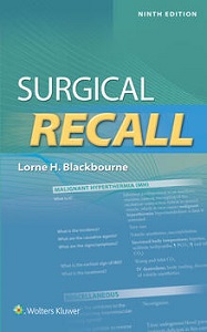 Surgical Recall, ninth edition