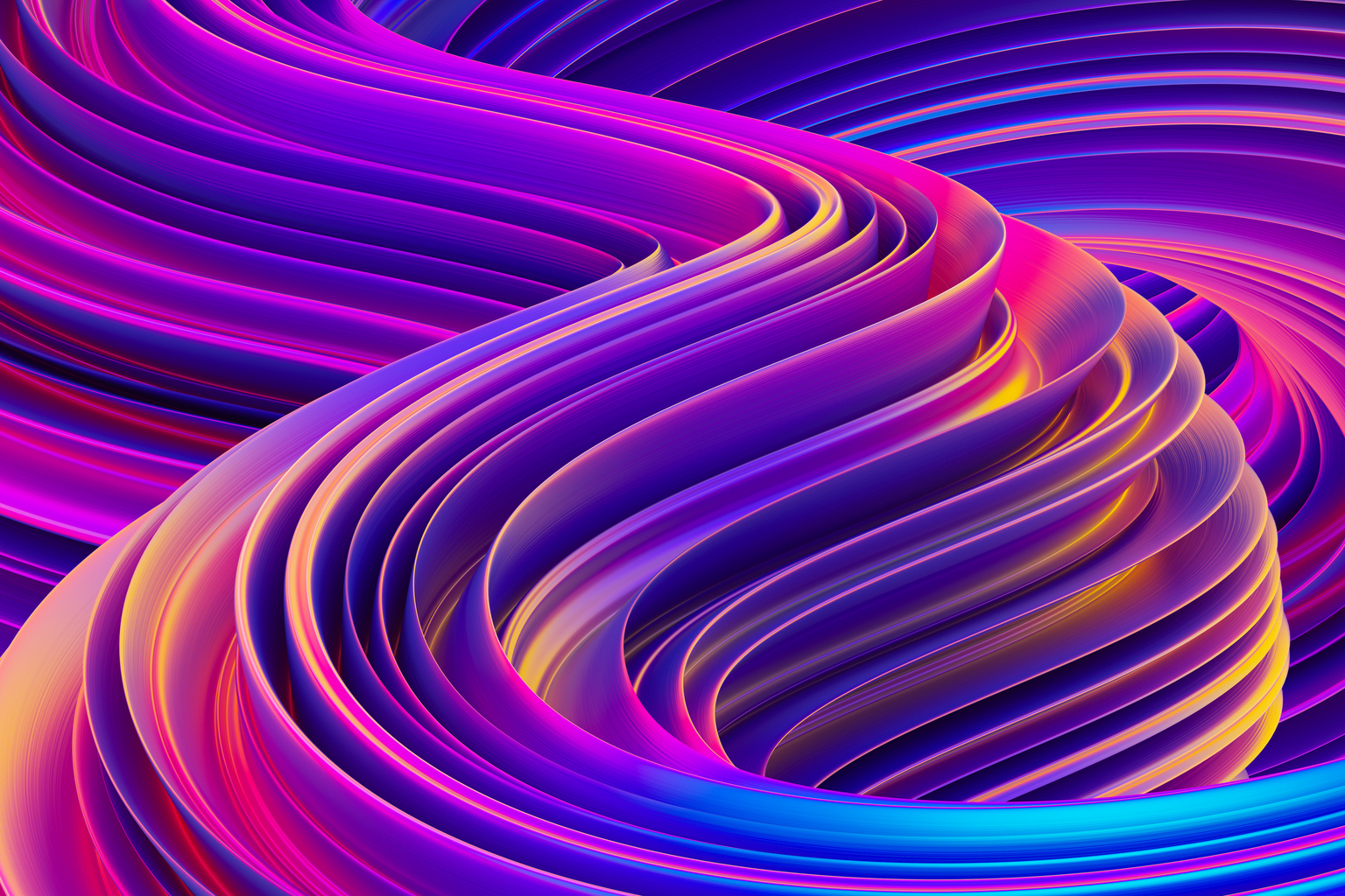 Liquid shapes abstract holographic 3D wavy background