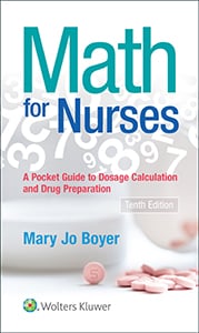 Math for Nurses book cover
