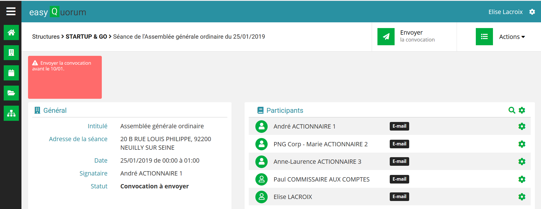 Simplifier l'organisation des AG & Conseils