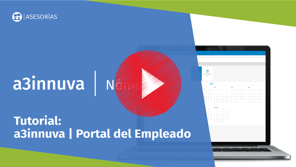 Carátula video tutorial portal empleado asesoría