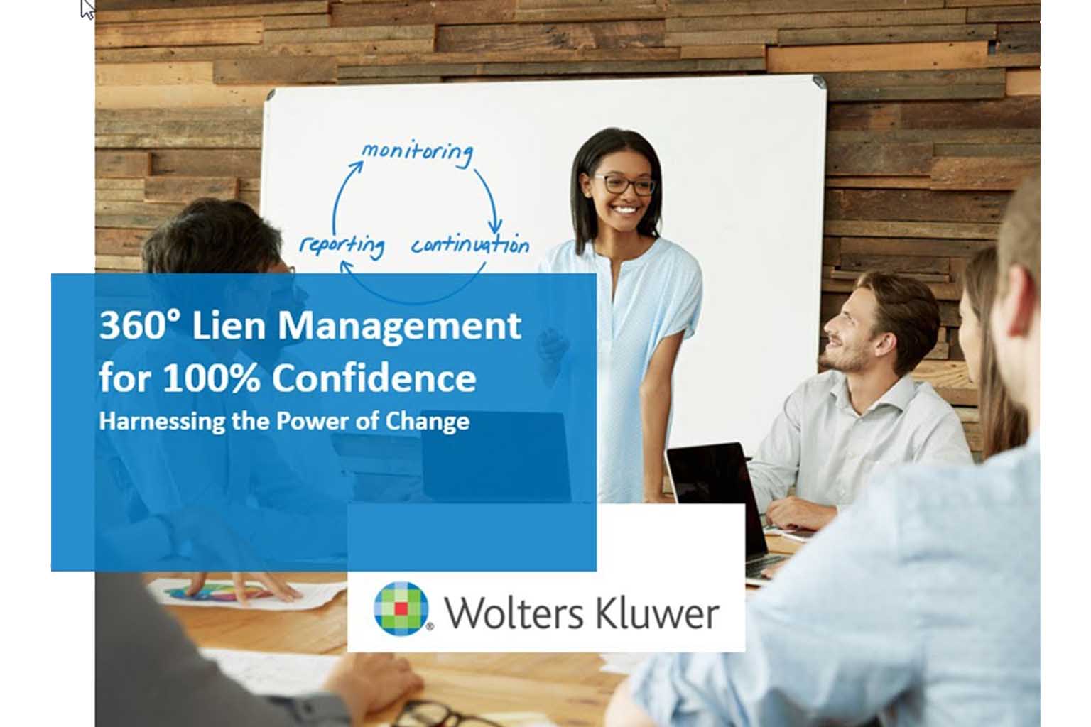 Lien Management for 100% Confidence webinar title card
