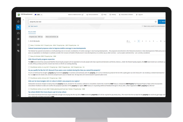 CCH iKnowConnect - Property Law NSW - 5