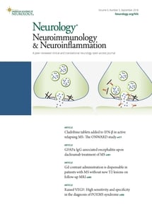 Neurology Neuroimmunology and Neuroinflamation journal cover