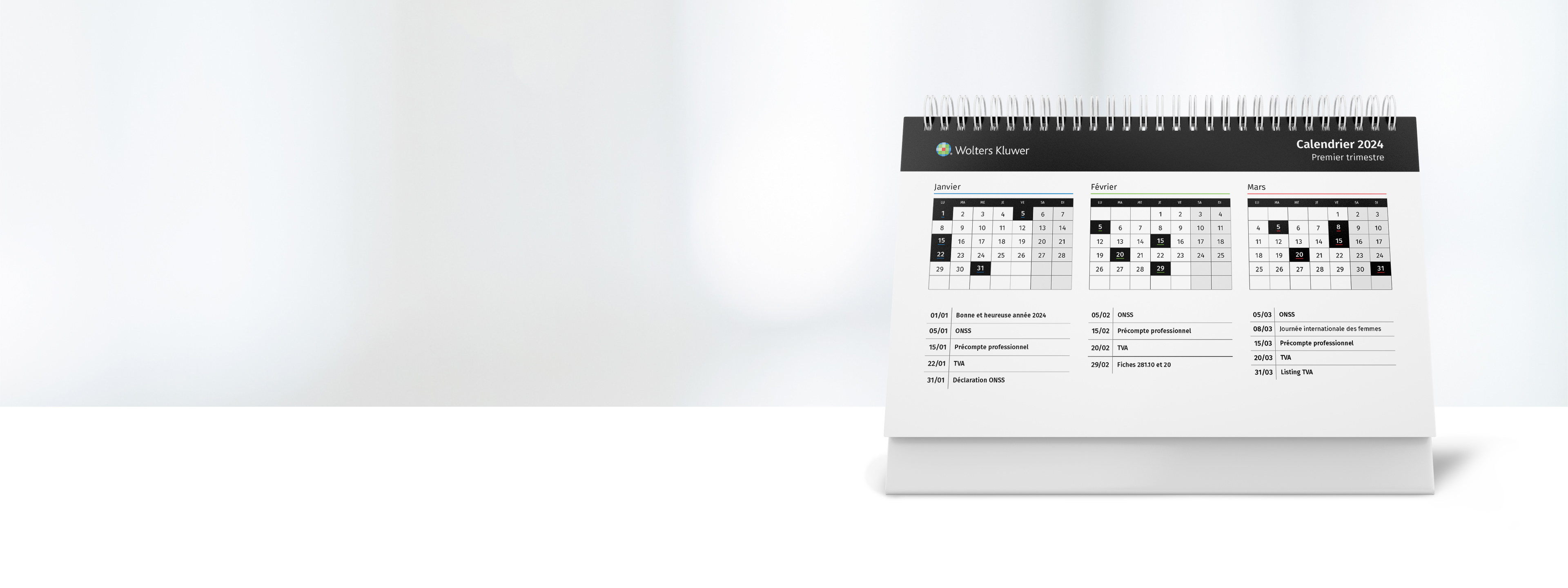 Wolters Kluwer Fiscale Jaarkalender 2023 FR 3840x1440px