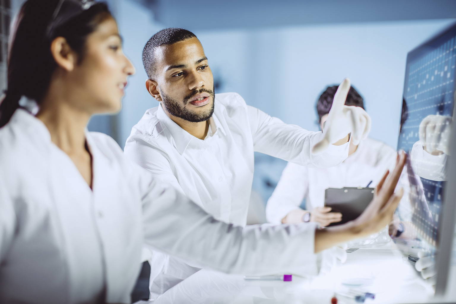 Scientists Working in The Laboratory