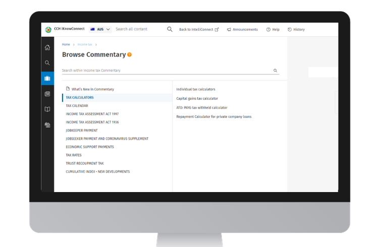 CCH iKnowConnect - Income Tax - 2