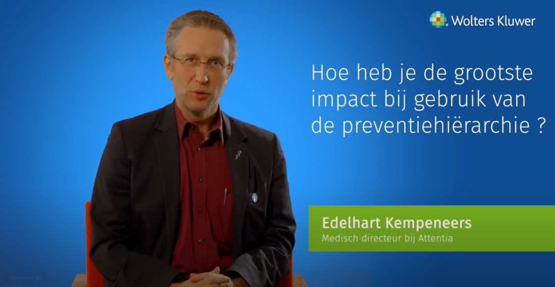 Edelhart Kempeneers bespreekt hoe je de grootste impact bij gebruik van de preventiehiërarchie hebt.