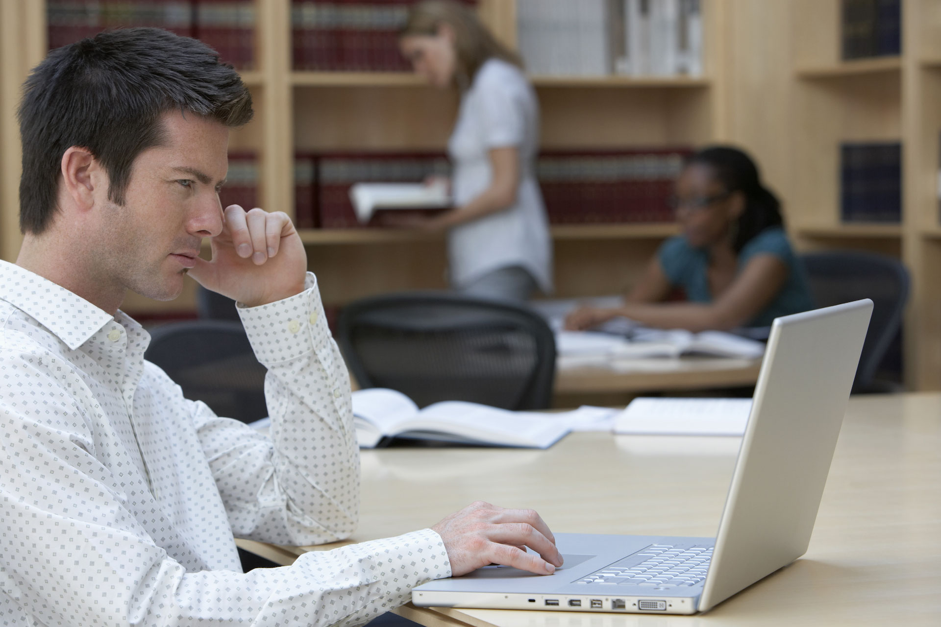 man on laptop