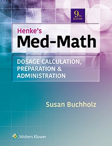 Henke’s Med-Math book cover