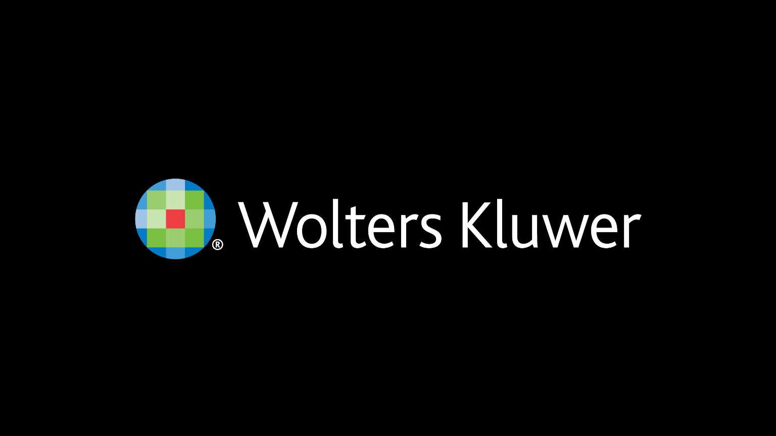 Wolters Kluwer Logo on black background