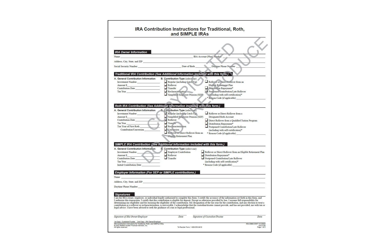 Printed Ira Hsa And Mortgage Materials Wolters Kluwer 1369