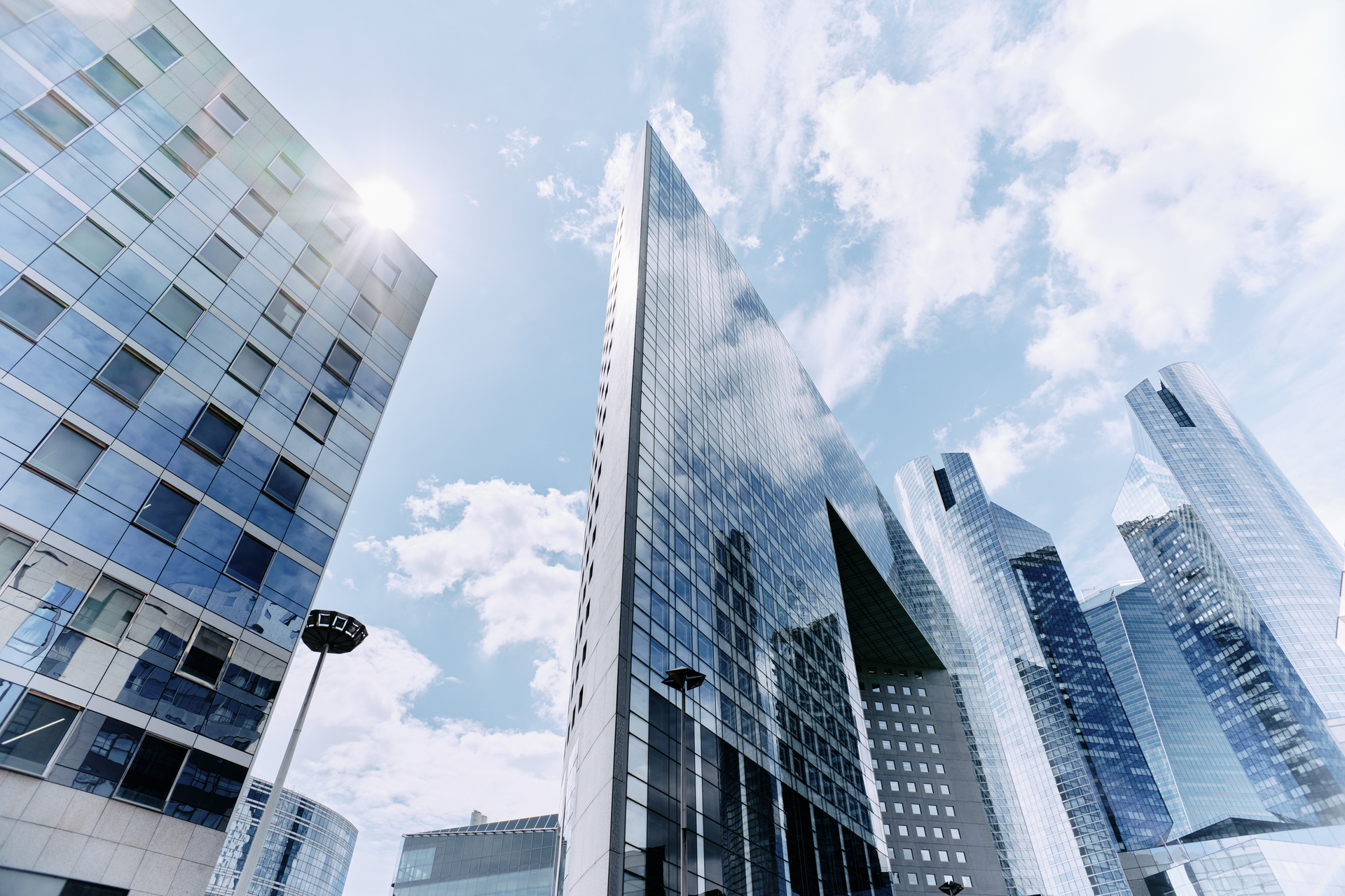 Skyscrapers in La Defense, Paris.