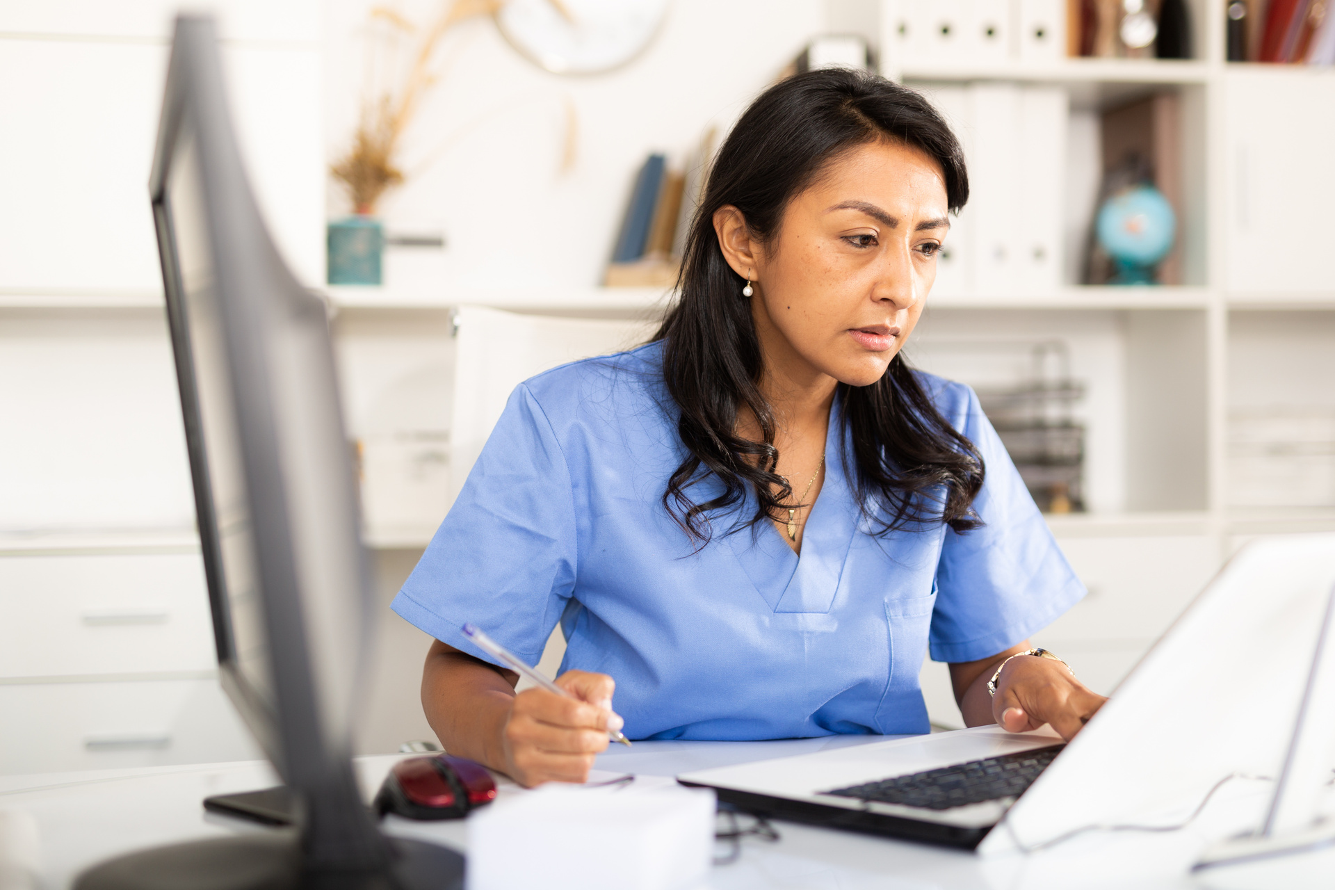 Medical professional conducting research for her book