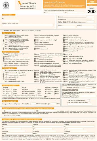 plantilla modelo 200