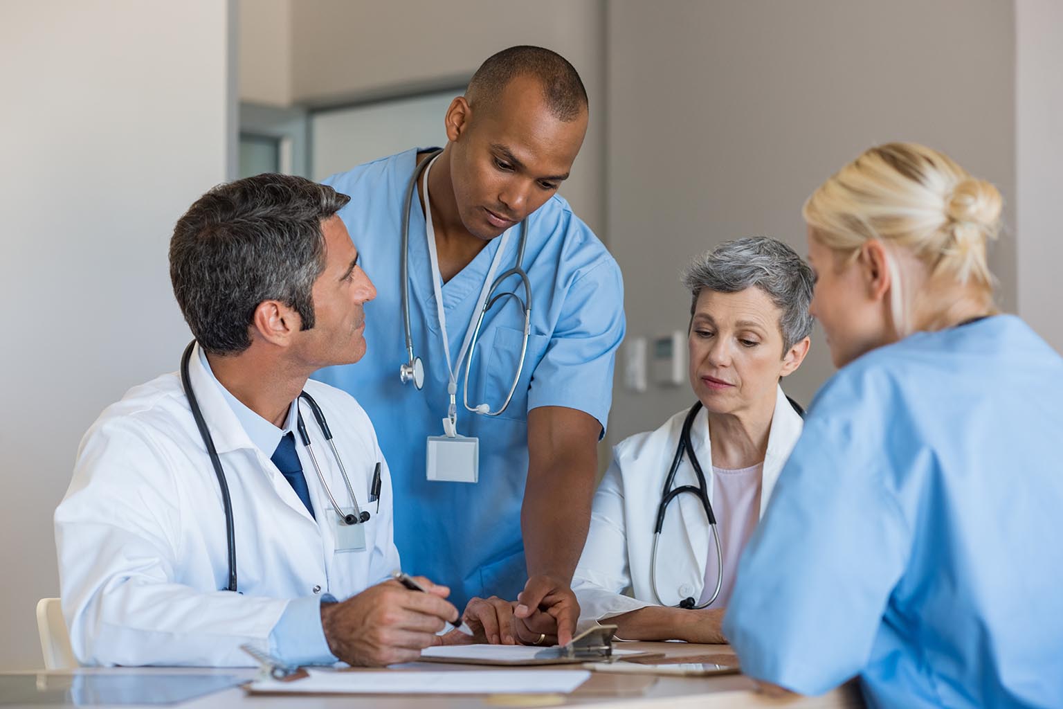 doctors in a meeting