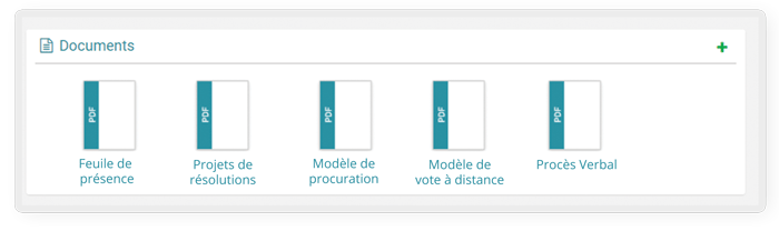 Publipostage des documents à joindre à la convocation