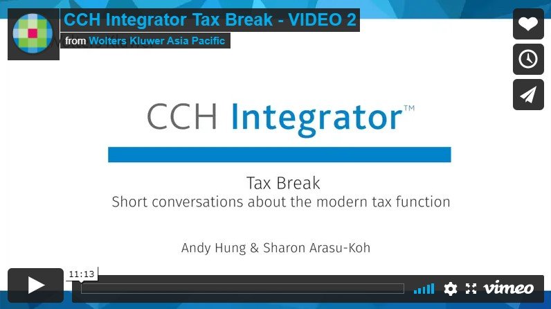 CCH Integrator Tax Break