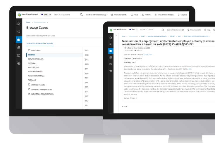 CCH iKnowConnect - Employment Law - 2