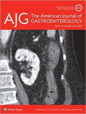 The American Journal of Gastroenterology cover