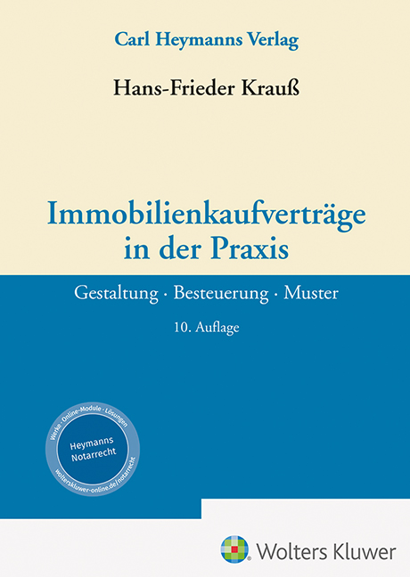 Krauß, Immobilienverträge in der Praxis