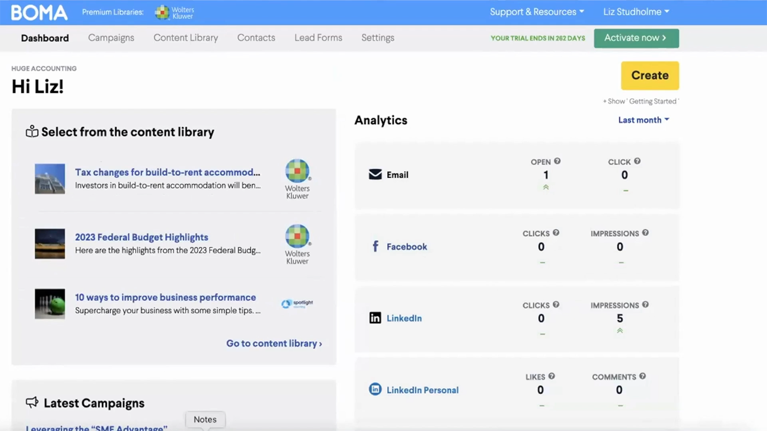 Screenshot of Wolters Kluwer CCH iQ and BOMA video