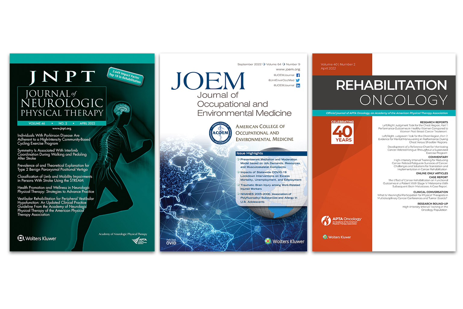 Lippincott Journals Titles Graphic