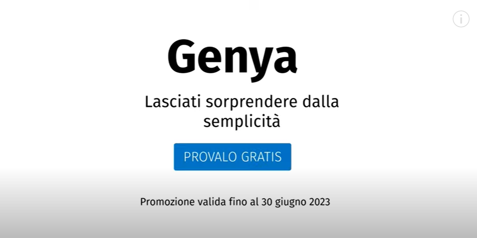 video genya bilancio