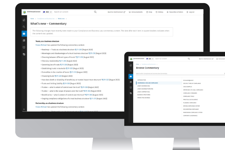 CCH iKnowConnect - Compliance and Business Law - 1