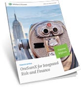 OneSumx Integrated Risk and Finance Brochure