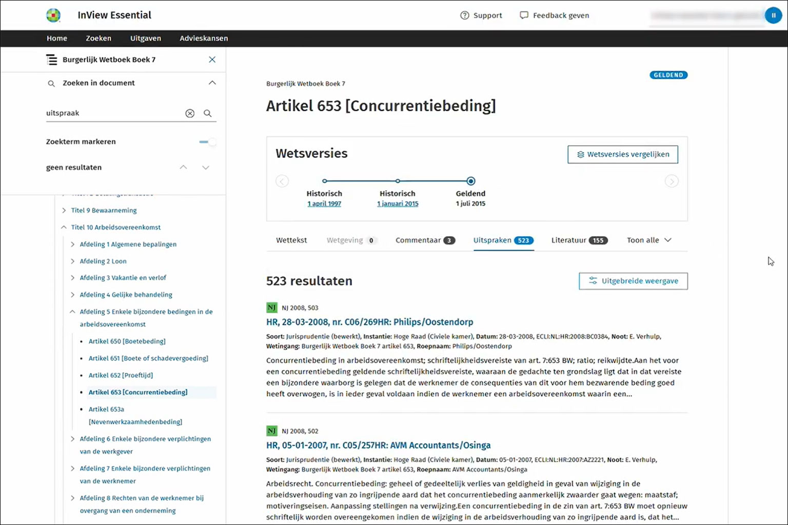 IVE tutorial gerelateerde documenten