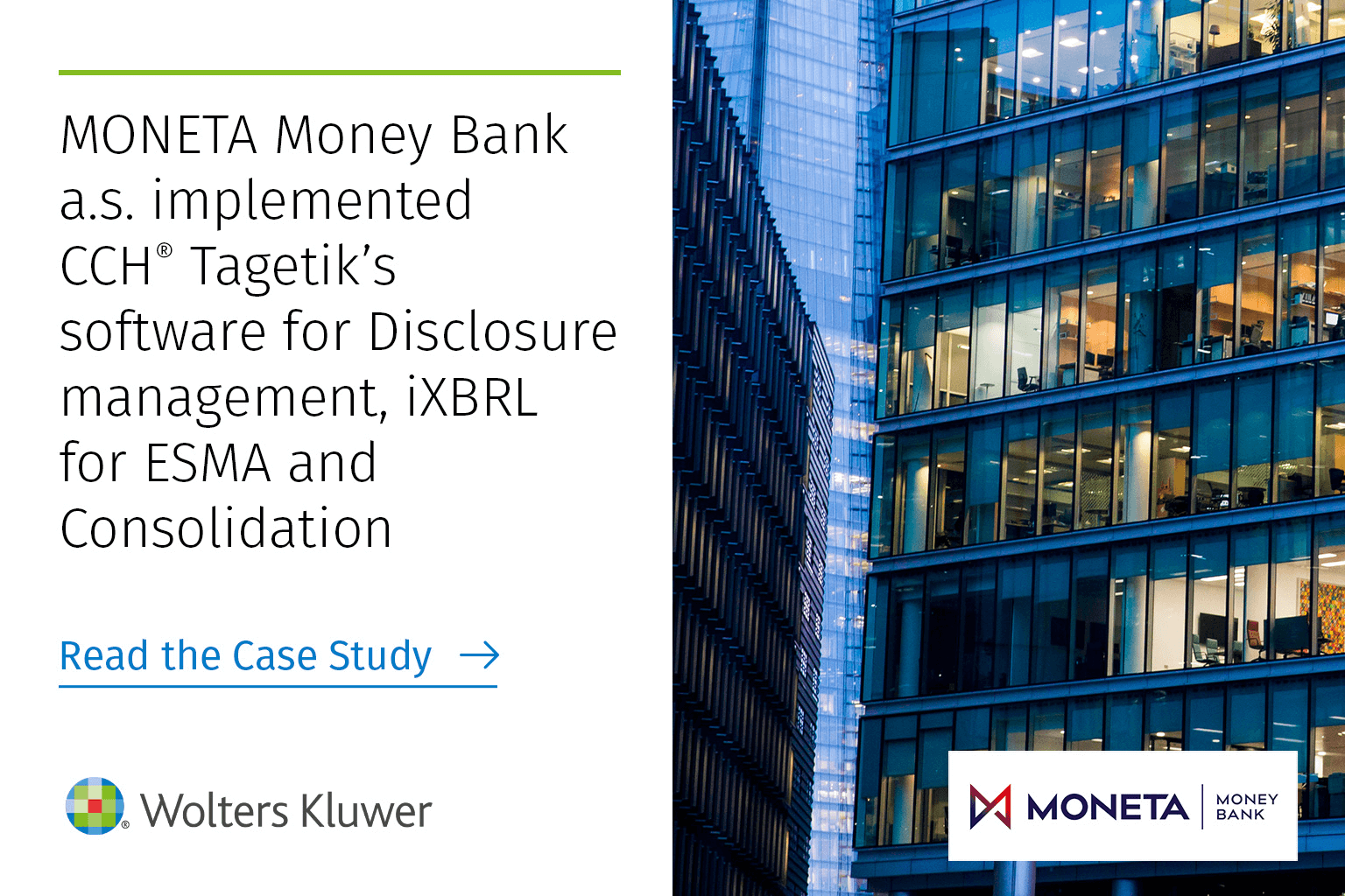 Case Study: MONETA Money Bank - CCH Tagetik | Wolters Kluwer