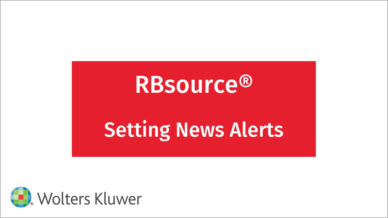 RBsource Setting News Alert