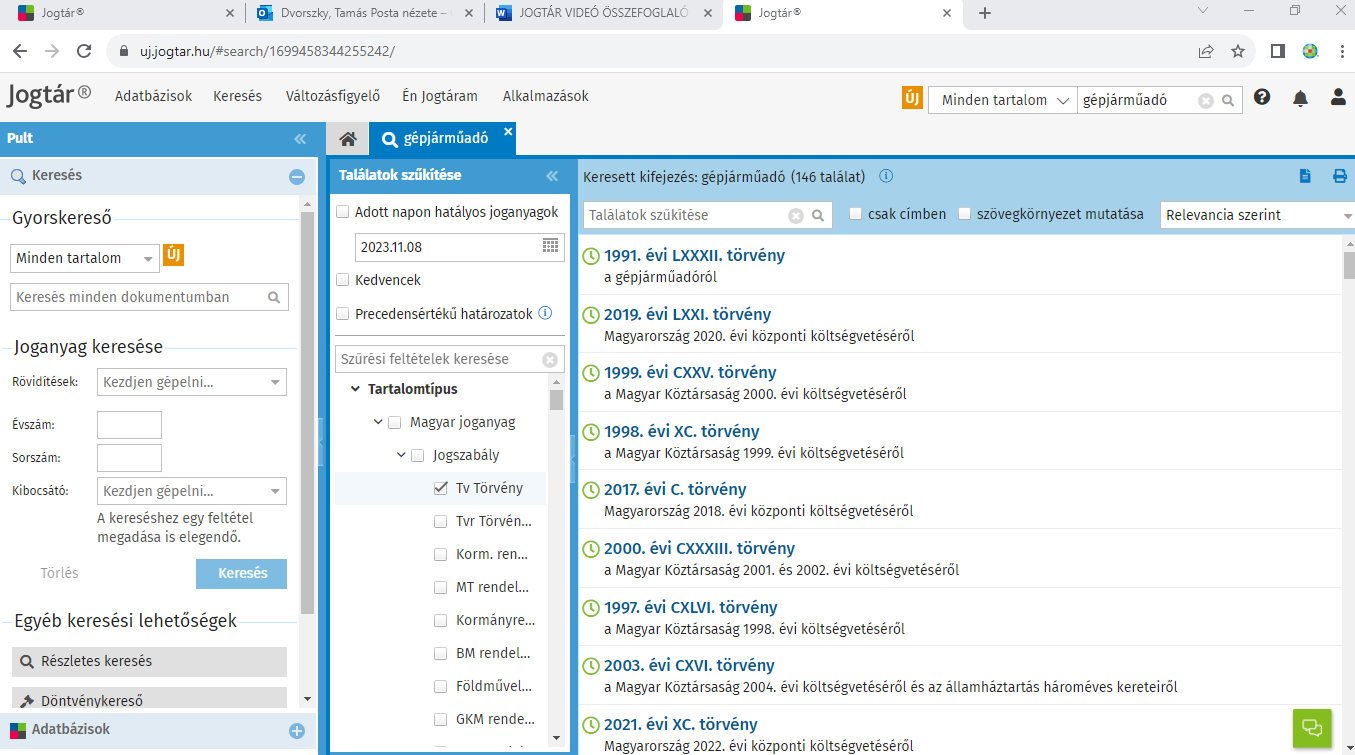 Jogtár bemutató okt - találatok szűkítése.png