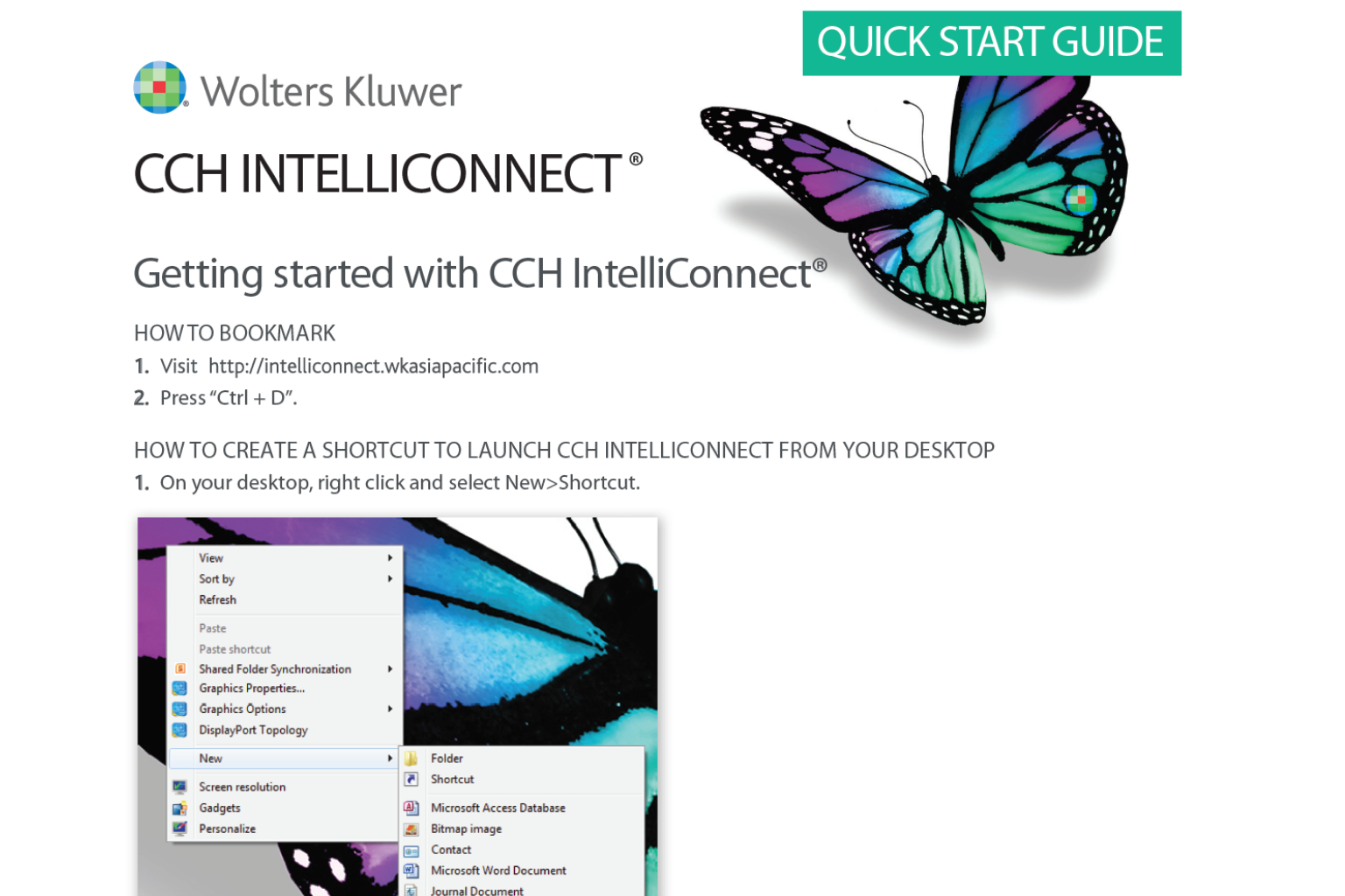 CCH Intelliconnect Quick Start Guide