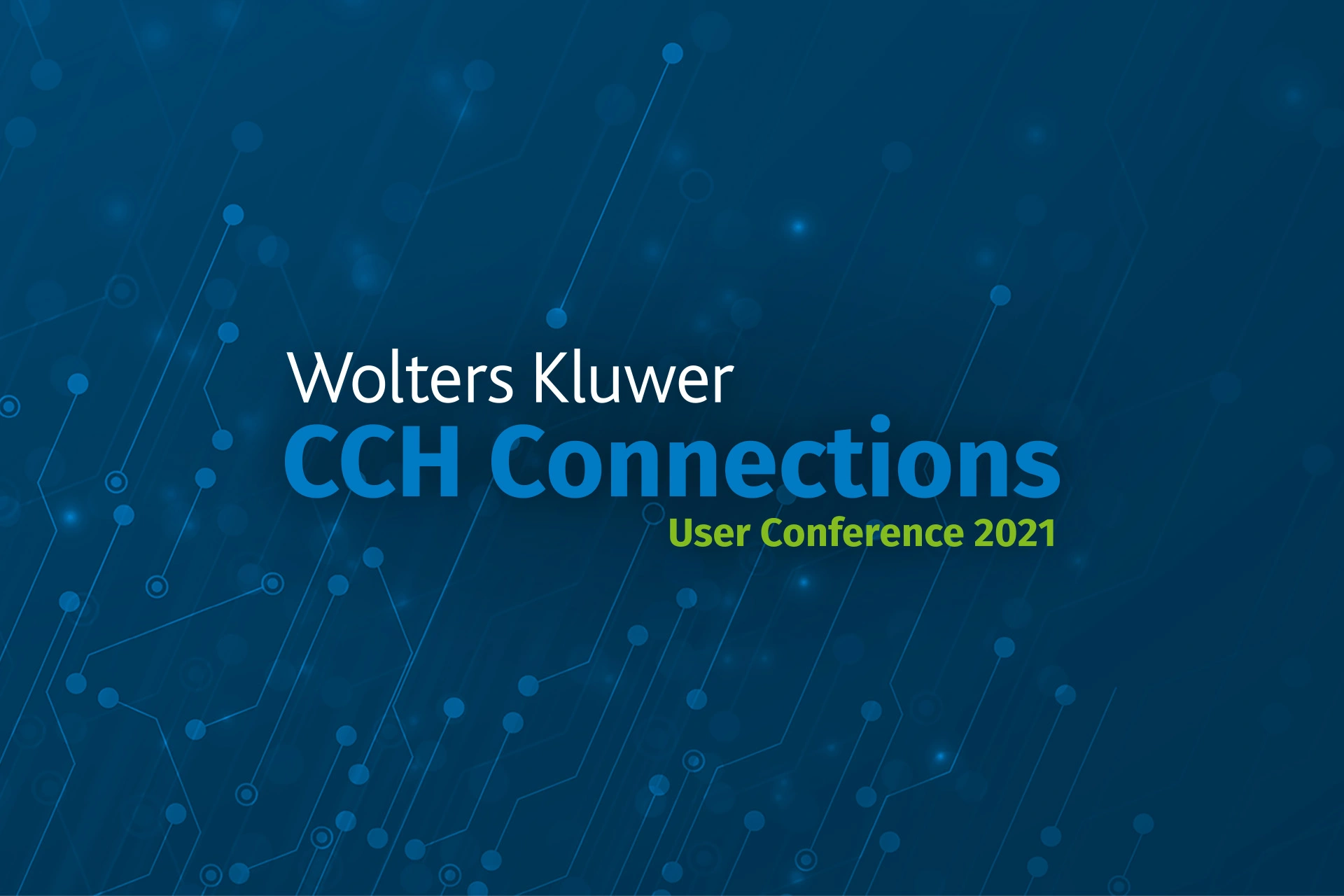 CCH Connections User Conference Wolters Kluwer