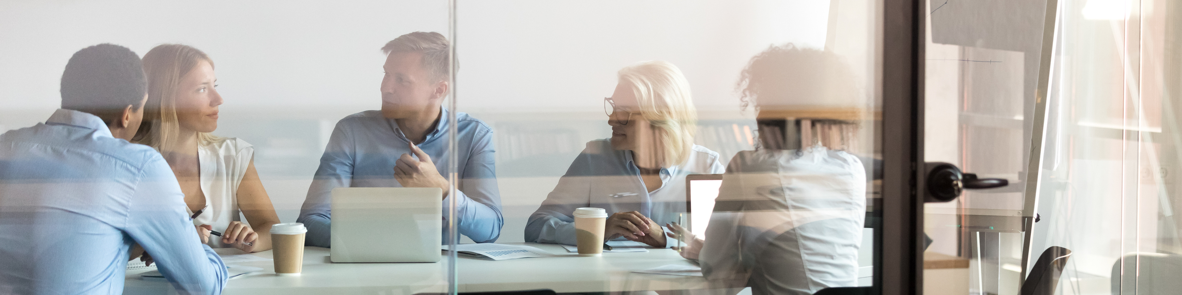 Business people meeting in a meeting room