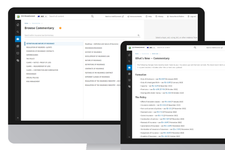 CCH iKnowConnect - Insurance Law - 1