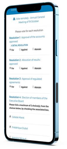 Eenvoudig, veilig, kies voor elektronisch stemmen tijdens uw algemene vergadering