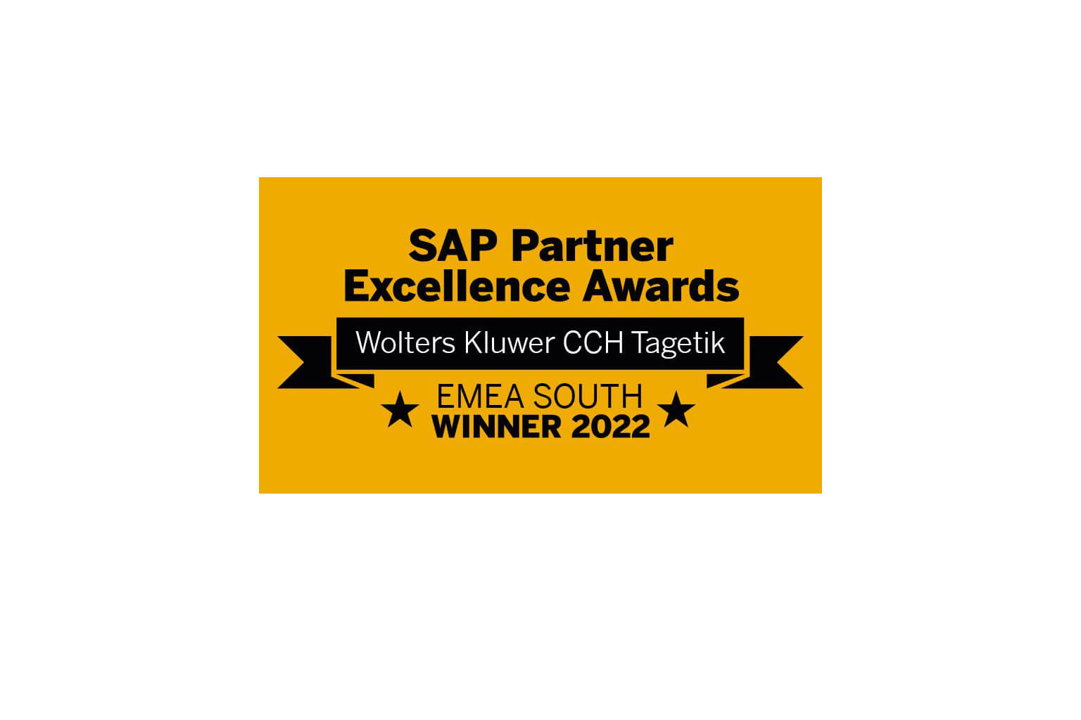 SAP EMEA South Partner Excellence Award 2022 for Technology Adoption