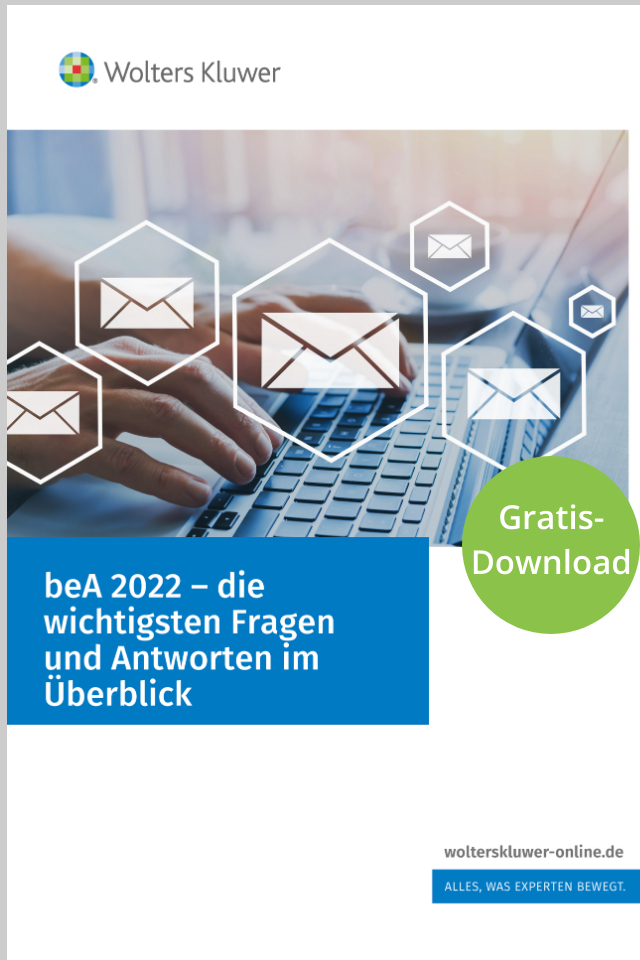 Gratis-Download zum beA 2022 