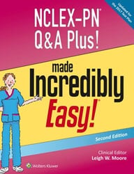NCLEX-PN Q&A Plus Made Incredibly Easy book cover