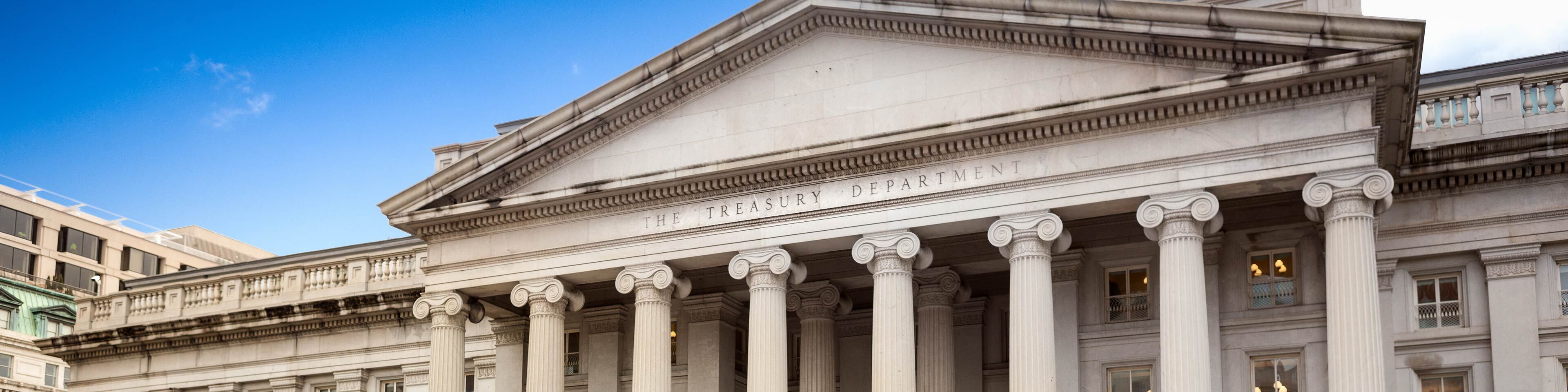 U.S. Treasury Department building related to beneficial ownership reporting