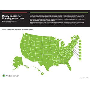 Money transmitter business license requirements | Wolters Kluwer