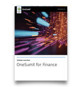 onesumx for finance thumbnail