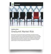 OneSumX Market Risk Solution Primer